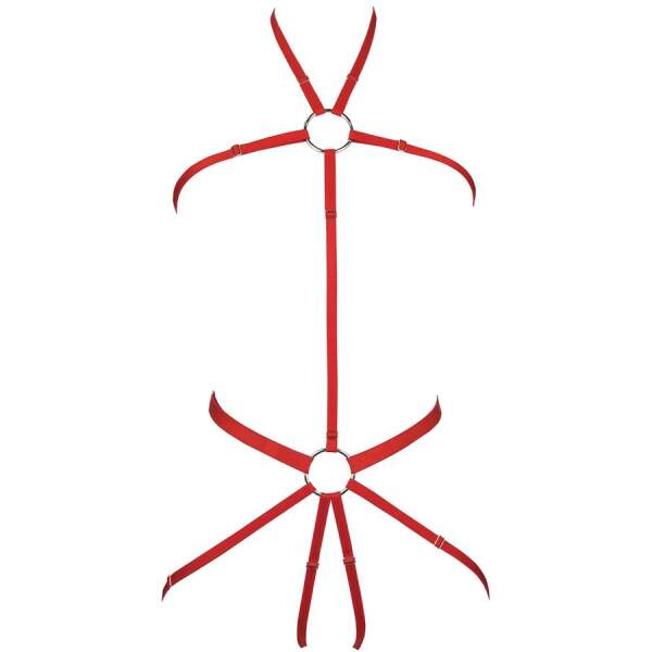 Axami - Body Harnas - Straps - Rood - Afbeelding 3