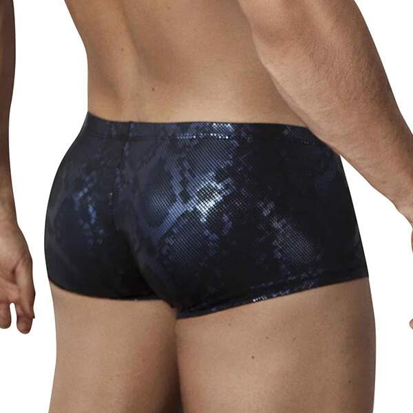 Clever Moda - Cambodia Trunks - Glitter Patroon - Zwart - Blauw - Afbeelding 2