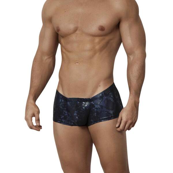 Clever Moda - Cambodia Trunks - Glitter Patroon - Zwart - Blauw - Afbeelding 3