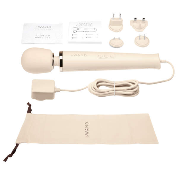 Le Wand - Wand Vibrator Plug-in - Clitoris Vibrator - Met Snoer - Wit - Afbeelding 3