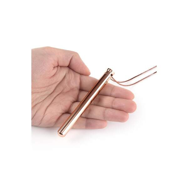 Le Wand - Necklace Vibe - Ketting  - Vibrator - Stainless Steel - Rose Gold - Afbeelding 2