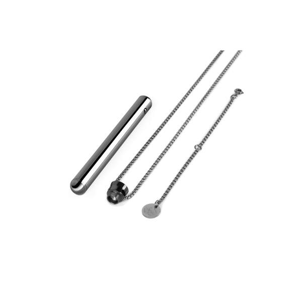 Le Wand - Necklace Vibe - Ketting  - Vibrator - Stainless Steel - Zwart - Afbeelding 4