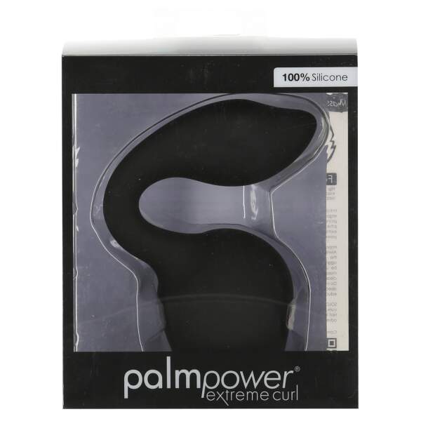 Palm Power - Extreme Curl - Vibrator Opzetstuk - Siliconen - Zwart - Afbeelding 4