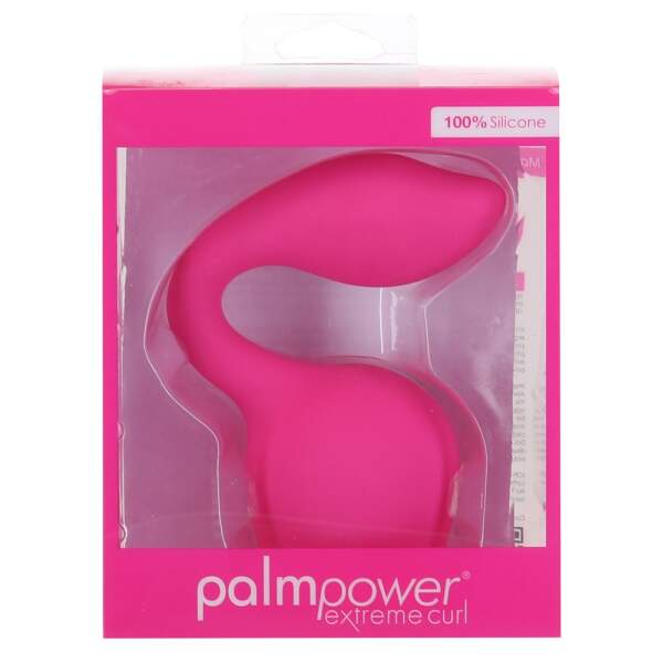 Palm Power - Extreme Curl - Vibrator Opzetstuk - Siliconen - Roze - Afbeelding 4