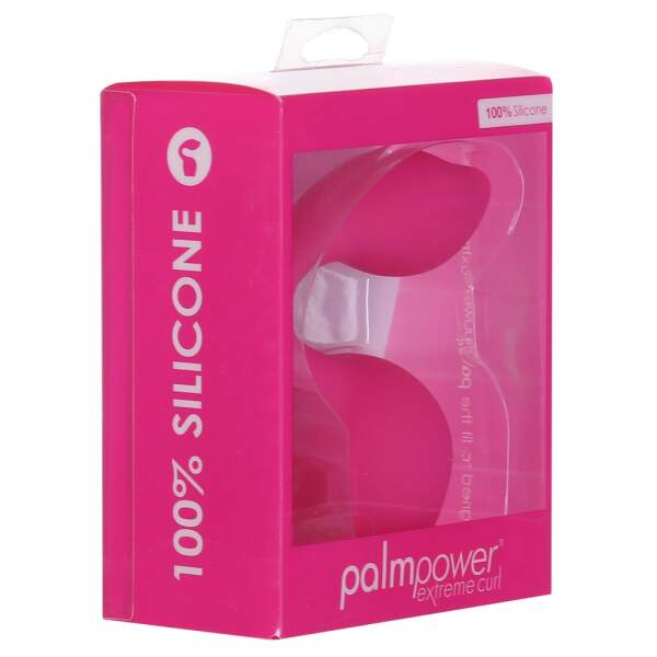 Palm Power - Extreme Curl - Vibrator Opzetstuk - Siliconen - Roze - Afbeelding 5