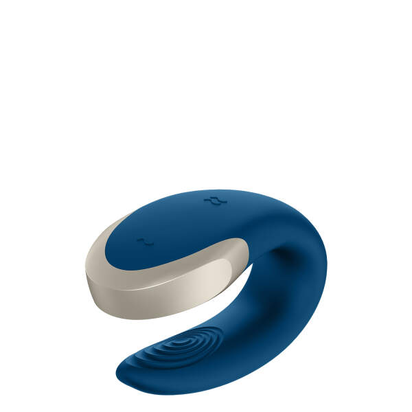 Satisfyer - Double Love - Partner Vibrator - Met App - Blauw - Afbeelding 3