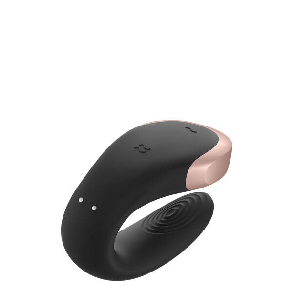 Satisfyer - Double Love - Partner Vibrator - Met App - Zwart - Afbeelding 5