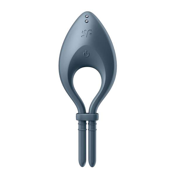 Satisfyer - Bullseye - Cockring - Vibrerend - Donker Blauw - Afbeelding 2