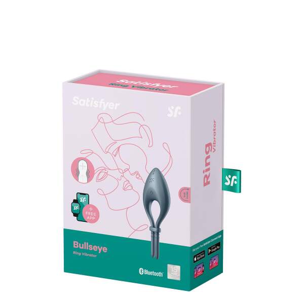 Satisfyer - Bullseye - Cockring - Vibrerend - Donker Blauw - Afbeelding 6