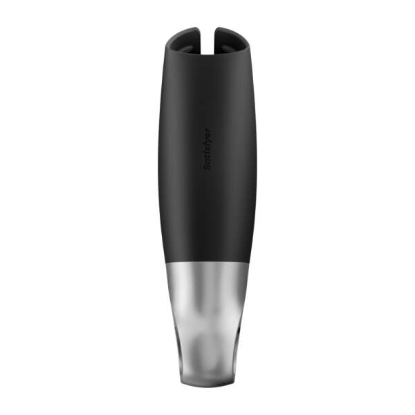 Satisfyer - Power Masturbator - Eikel Stimulatie - Met Satisfyer App - Zwart - Afbeelding 4