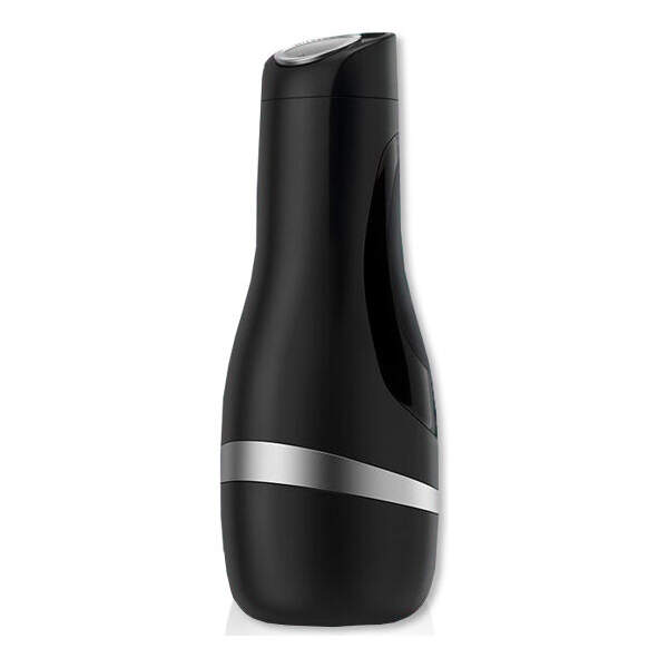 Satisfyer - Men Silver Classic - Masturbator - Siliconen - Zilver - Zwart