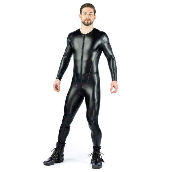 Benno Von Stein - Zyanno - Catsuit - PU-Leer - Zwart - Afbeelding 5