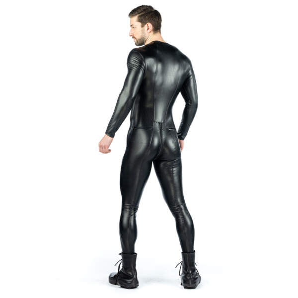 Benno Von Stein - Zyanno - Catsuit - PU-Leer - Zwart - Afbeelding 2