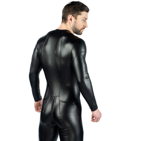 Benno Von Stein - Zyanno - Catsuit - PU-Leer - Zwart - Afbeelding 3