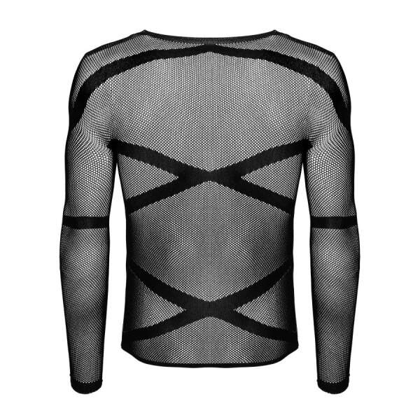 Obsessive - Shirt - Longsleeve - Visnet - Zwart - Afbeelding 4