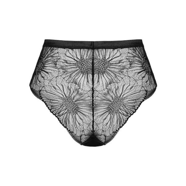 Obsessive - Mibelia Slip - Kant - Gaas - Zwart - Afbeelding 4