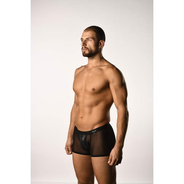 Benno Von Stein - Temoro - Short - PU-Leer - Gaas - Zwart - Afbeelding 3