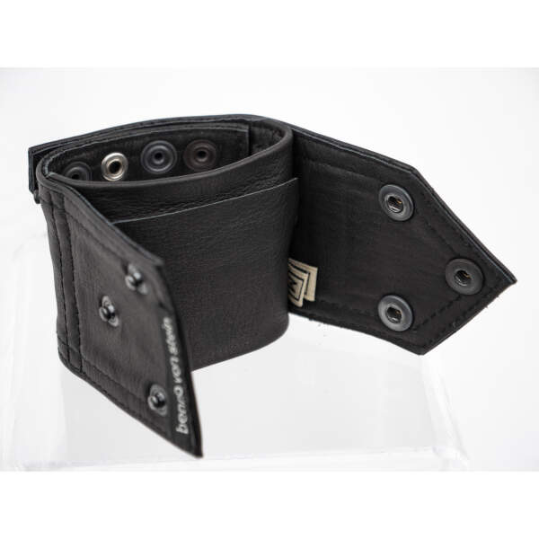 Benno von Stein - Chrystos 04 - Wallet - Cuffs - Studs - Leer - Zwart - Afbeelding 4