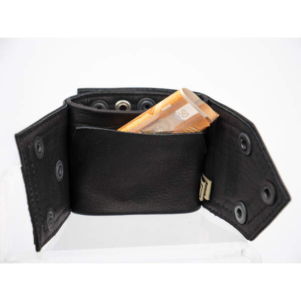 Benno von Stein - Chrystos 04 - Wallet - Cuffs - Studs - Leer - Zwart - Afbeelding 3