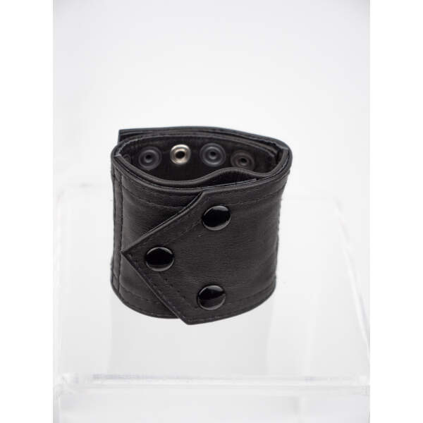 Benno von Stein - Chrystos 04 - Wallet - Cuffs - Studs - Leer - Zwart - Afbeelding 2