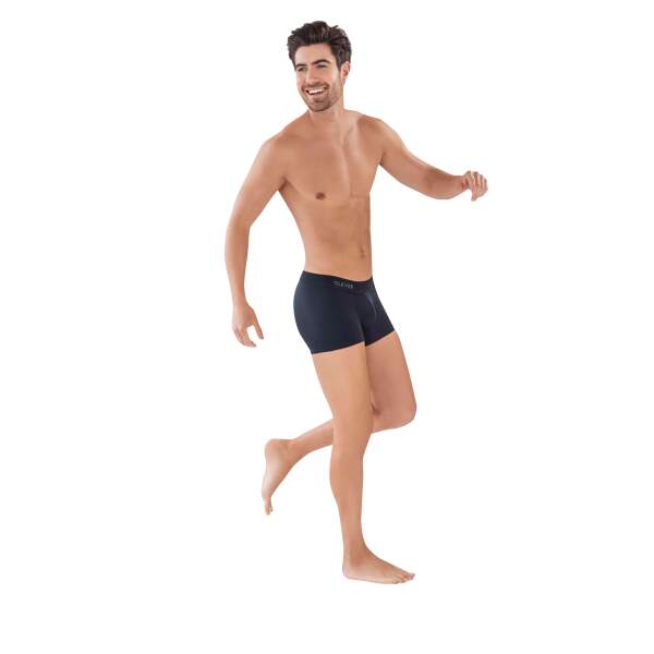 Clever Moda - Classic Match Boxer - Zacht Microvezel - Brede Band - Zwart - Afbeelding 3