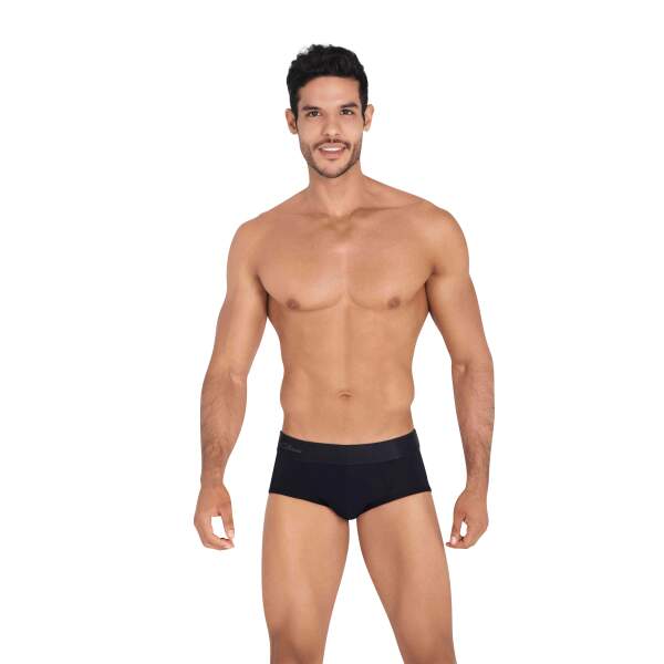 Clever Moda - Objetives Piping Brief - Zacht Microvezel - Zwart - Afbeelding 4