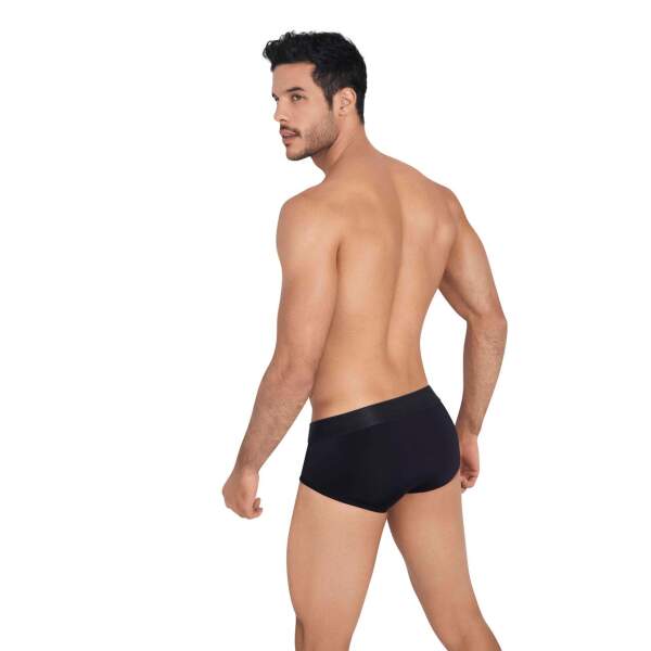 Clever Moda - Objetives Piping Brief - Zacht Microvezel - Zwart - Afbeelding 5