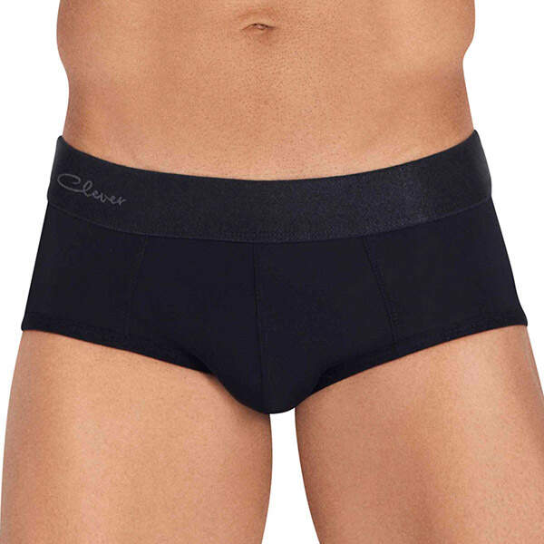 Clever Moda - Objetives Piping Brief - Zacht Microvezel - Zwart