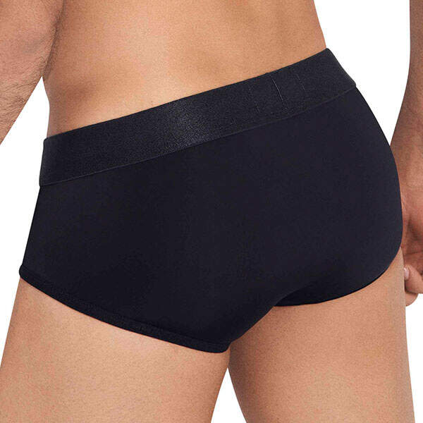 Clever Moda - Objetives Piping Brief - Zacht Microvezel - Zwart - Afbeelding 3