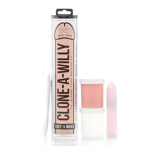 Clone-a-Willy - Replica Kit - Vibrator - Siliconen - Light Skin Tone - Afbeelding 2