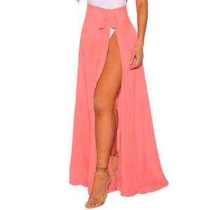 Maxi Beach Skirt Koraal