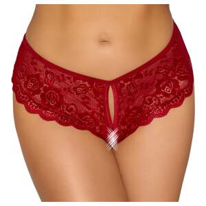 Cottelli - Romantic - Slip - Kruisloos - Kant - Rood