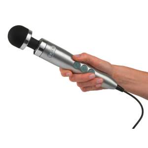 DOXY - Die Cast 3 - Wand Massager - Met Snoer - Brushed Metal - Zilver