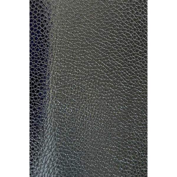 Patrice Catanzaro - Jaguar Jurk - Gaas - Lak met Print - Zwart - Afbeelding 4