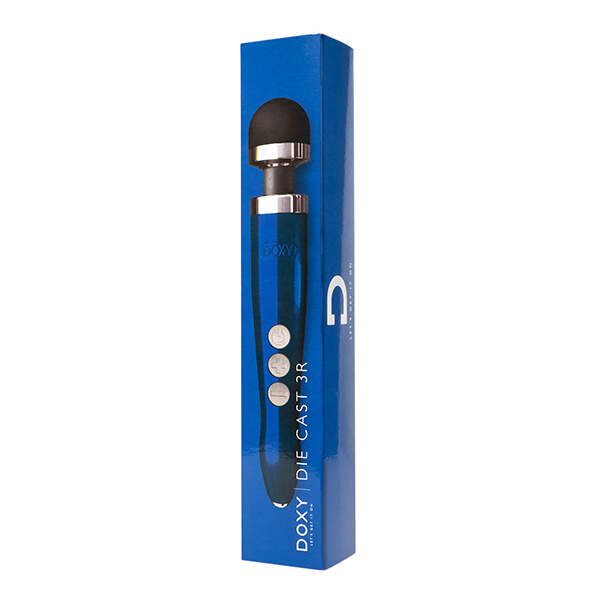 DOXY - Die Cast 3R - Wand Massager - Oplaadbaar - Blauw - Afbeelding 4
