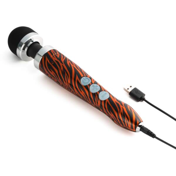 DOXY - Die Cast 3R - Wand Massager - Oplaadbaar - Oranje - Afbeelding 2
