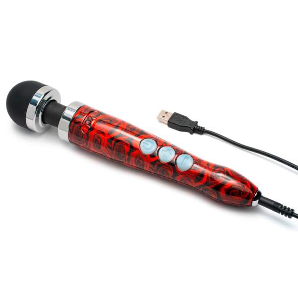DOXY - Die Cast 3R - Wand Massager - Oplaadbaar - Rood - Afbeelding 2