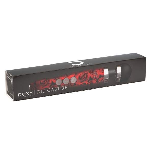 DOXY - Die Cast 3R - Wand Massager - Oplaadbaar - Rood - Afbeelding 3