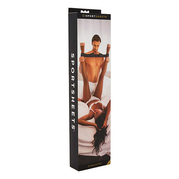 Sportsheets - Bondage Bar - Enkels - Handen - Zwart - Afbeelding 2