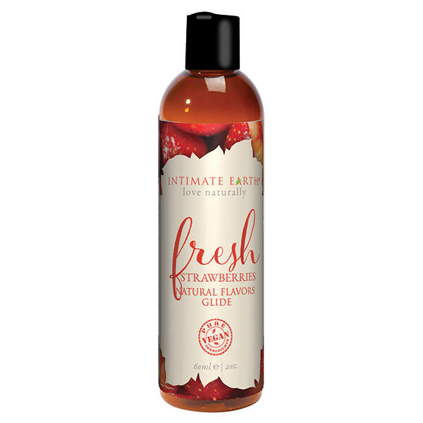 Intimate Earth - Fresh Strawberries - Glijmiddel - Aardbei - Waterbasis