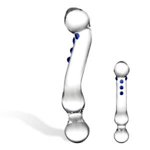 Curved G-Spot Glazen Dildo - Gläs
