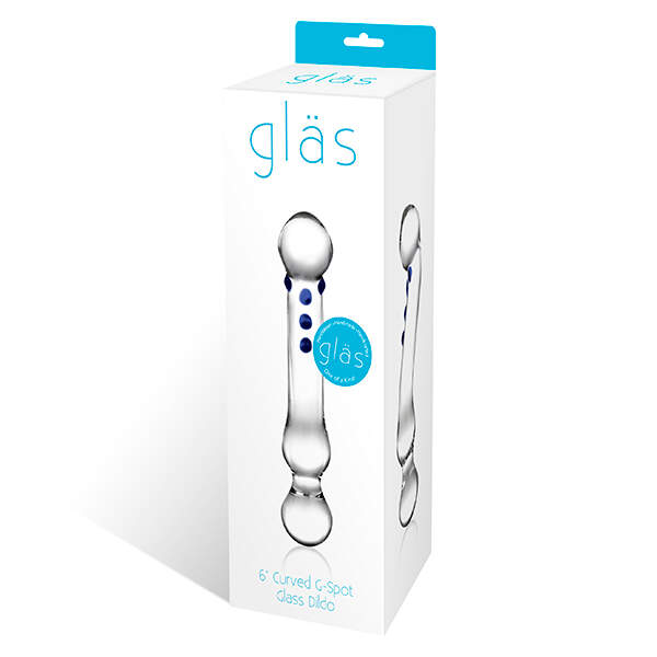 Curved G-Spot Glazen Dildo - Gläs - Afbeelding 2