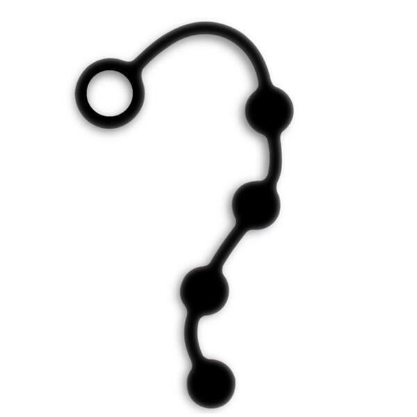 Nexus - Excite Anal Beads - Small - Siliconen - Zwart - Afbeelding 2