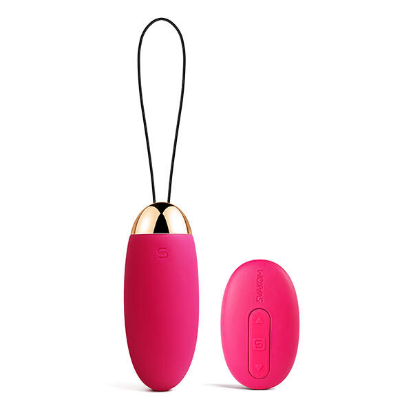 Svakom - Elva - Vibrating Egg - Vibrerende Eitje - Remote - Kersenrood