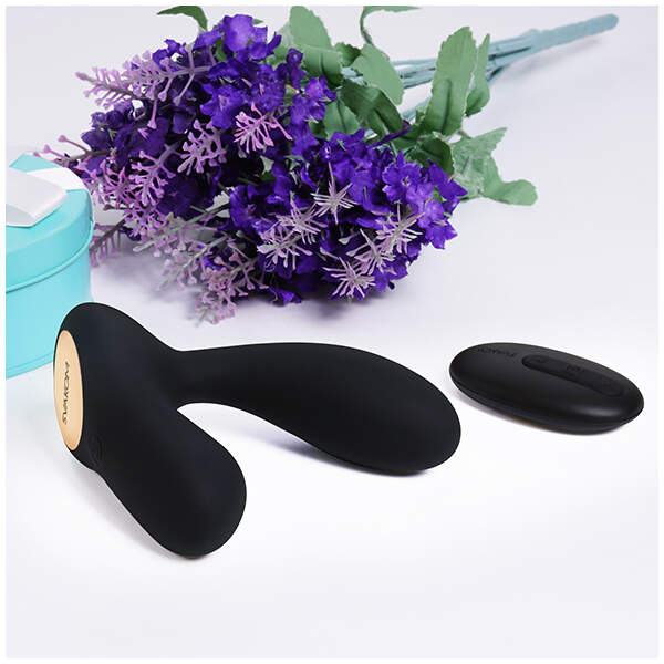 Svakom - Vick Powerful Plug - Vibrator - Prostaat - G-spot - Remote - Siliconen - Zwart - Afbeelding 3