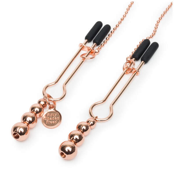 Fifty Shades of Grey - Tepelklemmen - Clitoris Klem - Ketting - Afbeelding 3
