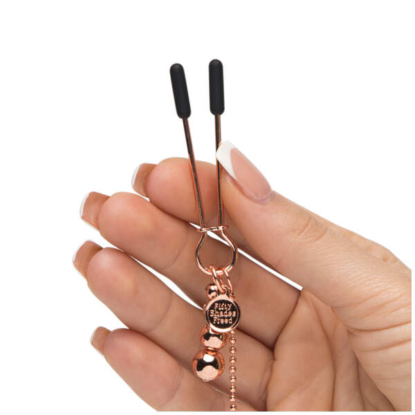 Fifty Shades of Grey - Tepelklemmen - Clitoris Klem - Ketting - Afbeelding 4