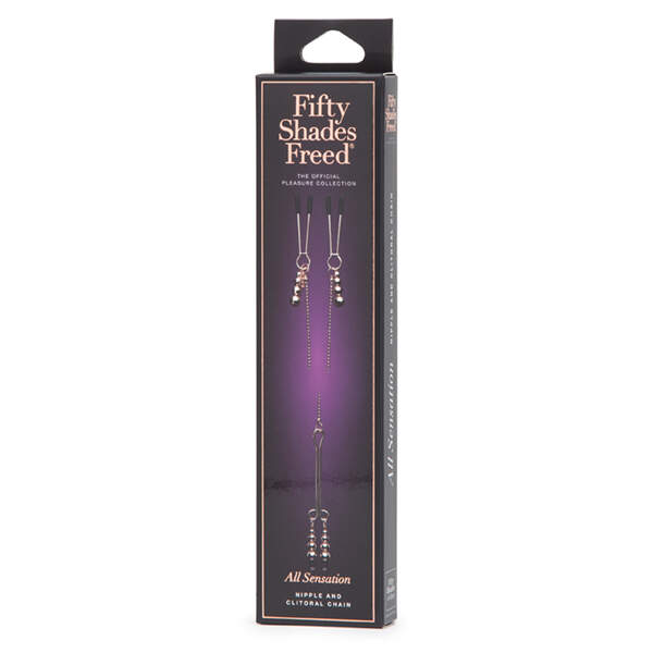 Fifty Shades of Grey - Tepelklemmen - Clitoris Klem - Ketting - Afbeelding 5
