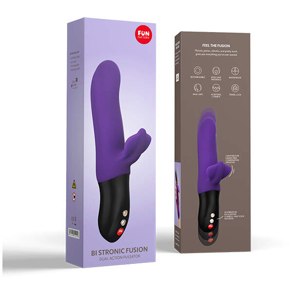 Fun Factory - Bi Stronic Fusion - Stotende Vibrator - G- Spot Vibrator - Anale Vibrator - Paars - Afbeelding 3