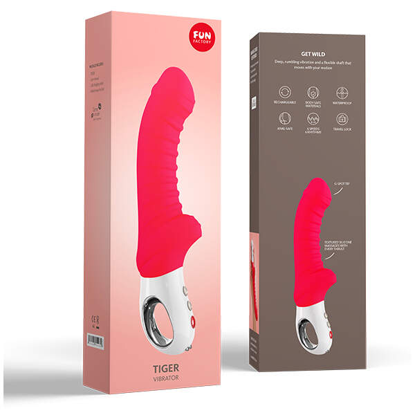 Fun Factory - Tiger G5 Vibrator - G-Spot Vibrator - Anale Vibrator - Prostaat Stimulator - Rood - Afbeelding 4